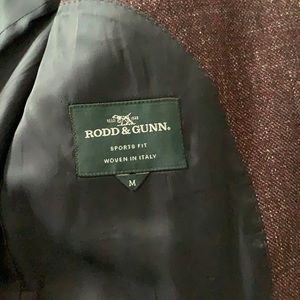 Burgundy colored Italian sports jacket